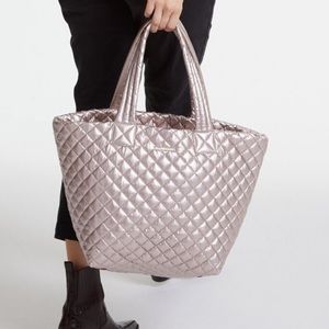 MZ Wallace Medium Metro Tote - Rose Metallic